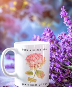 Caneca de Porcelana - Mães - Para a melhor mãe que o mundo já viu