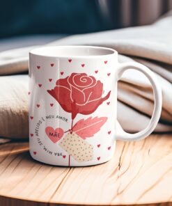 Caneca de Porcelana - Mães - Mãe, pra mim seu apelido é meu amor