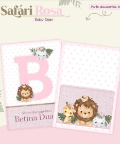 Porta Documentos Safari Menina