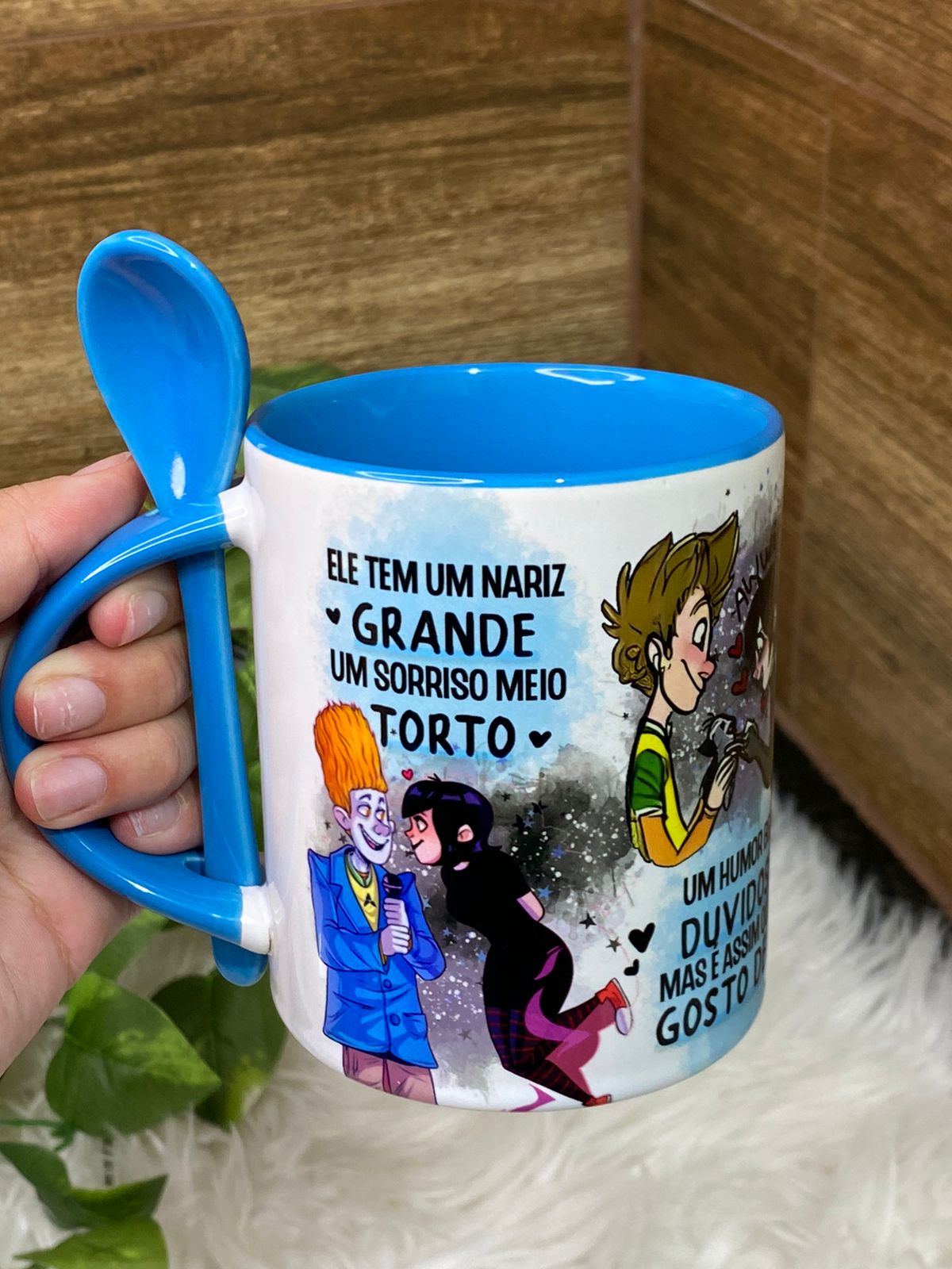 Caneca Especial Sorriso torto (ele)