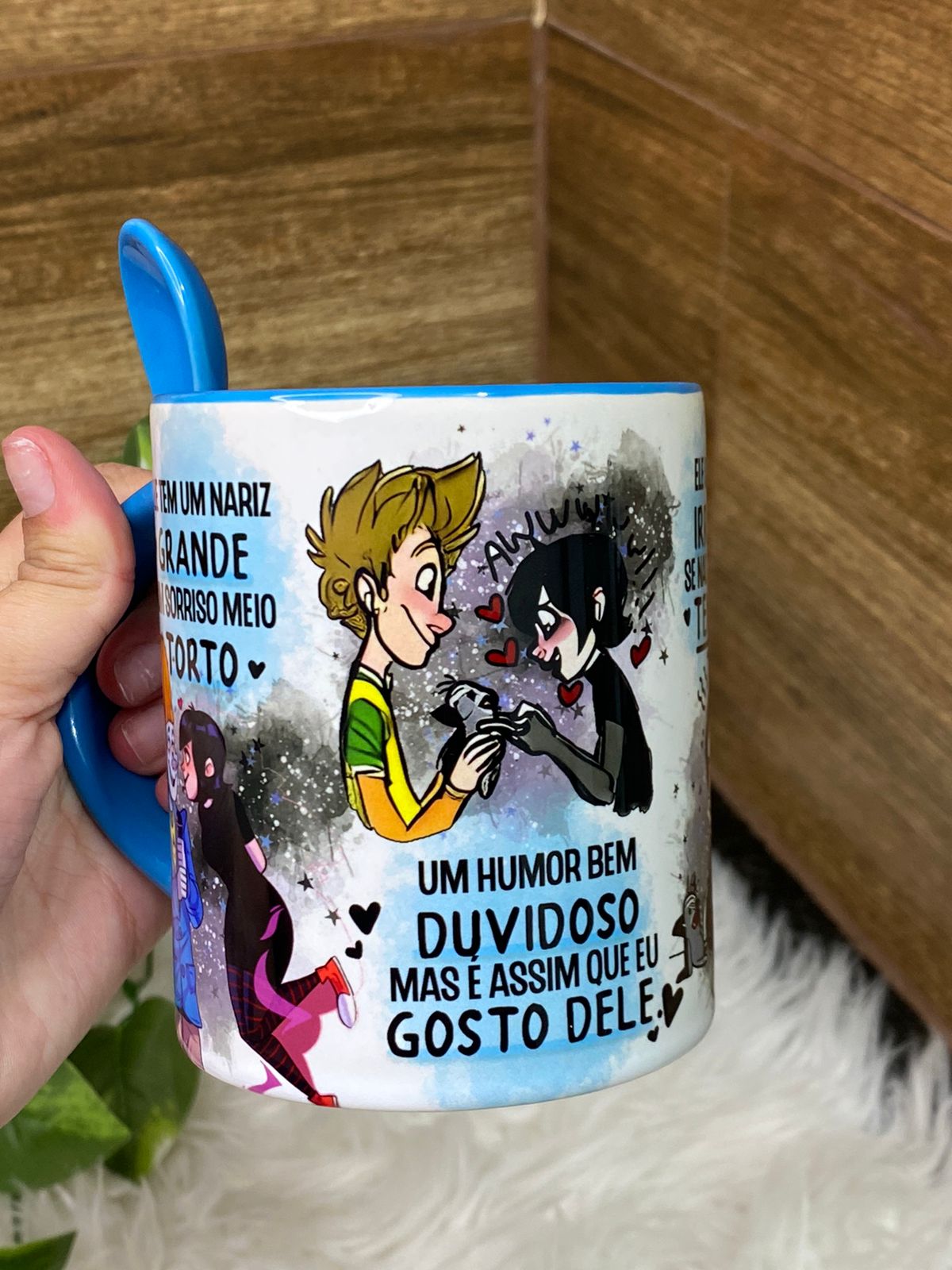Caneca Especial Sorriso torto (ele)