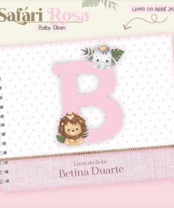 Livro do Bebê - Safari Alfabeto Menina