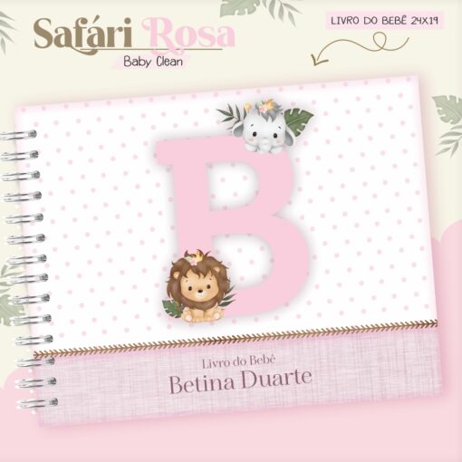 Livro do Bebê - Safari Alfabeto Menina