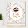 Agenda Profissões - Lash Designer Floral