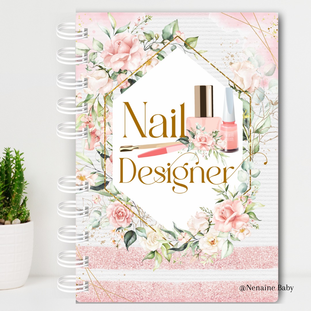 Agenda Profissões - Nail Designer Floral