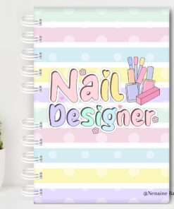 Agenda Profissões - Nail Designer Candy Color