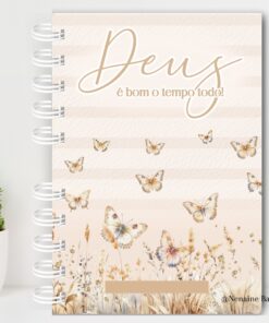 Agenda Cristã - Deus É Bom o Tempo Todo - boho
