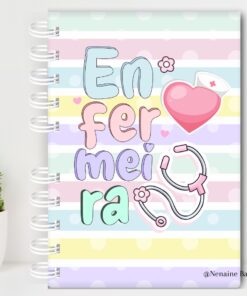 Agenda Profissões - Enfermagem Candy Color