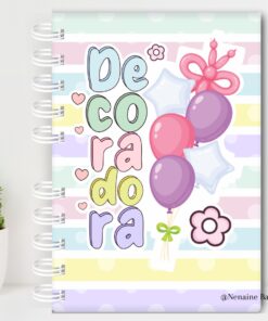 Agenda Profissões - Decoradora Candy Color