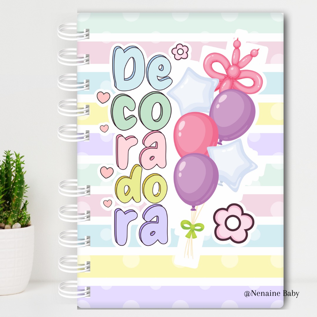 Agenda Profissões - Decoradora Candy Color