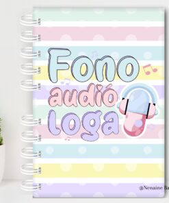 Agenda Profissões - Fonoaudióloga Candy Color