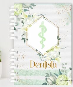 Agenda Profissões - Dentista Floral