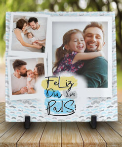 Azulejo Personalizado dia dos Pais - Feliz dia dos Pais