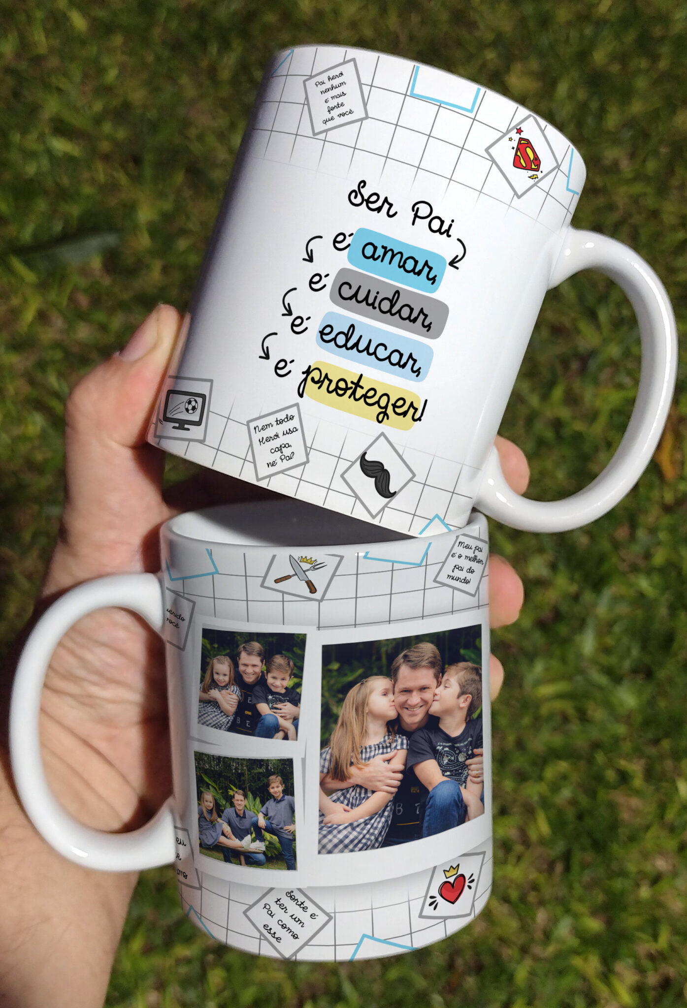 Caneca de Porcelana Pais - Ser pai É