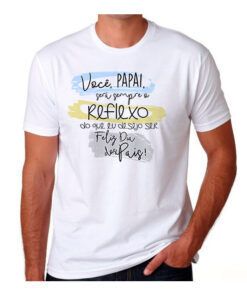 Camisa dia Dos Pais Personalizada com Frase