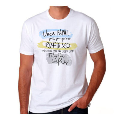 Camisa dia Dos Pais Personalizada com Frase