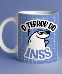 Caneca de Porcelana Pais - O Terror do INSS