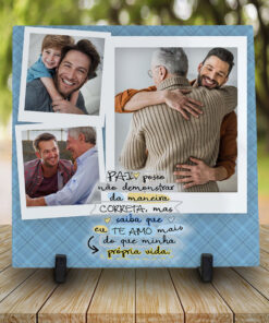 Azulejo Personalizado dia dos Pais - Pai,te amo mais que minha própria vida