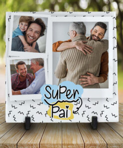 Azulejo Personalizado dia dos Pais - Super Pai