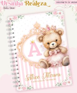 Caderneta de Saúde - Ursinha Realeza Luxo