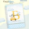 Caderneta de Saúde - Carrinhos Menino