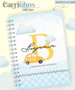 Caderneta de Saúde - Carrinhos Menino