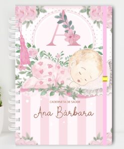 Caderneta de Saúde Alfabeto Bebê Rosa