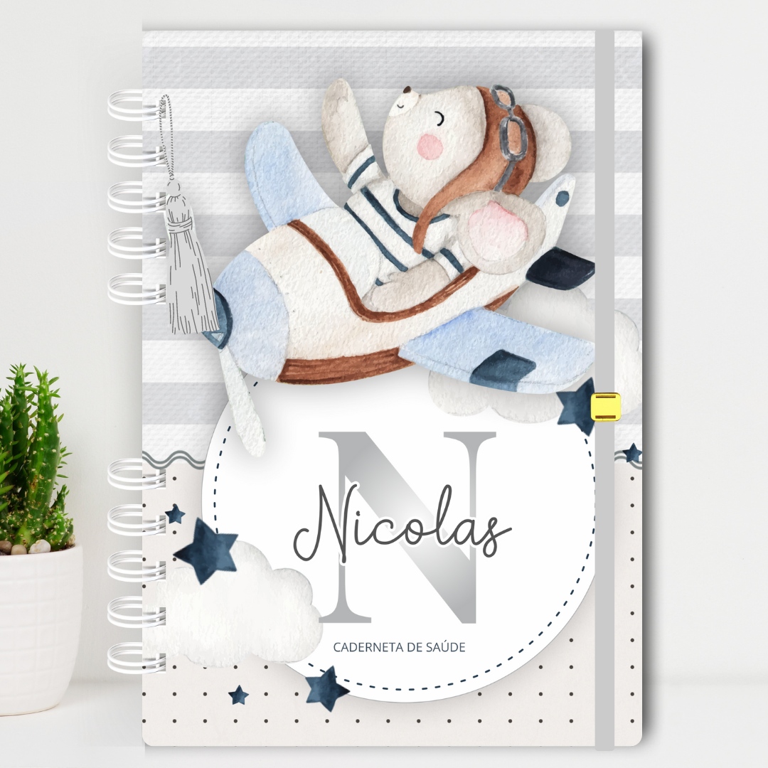 Caderneta de Saúde Aviador Alfabeto