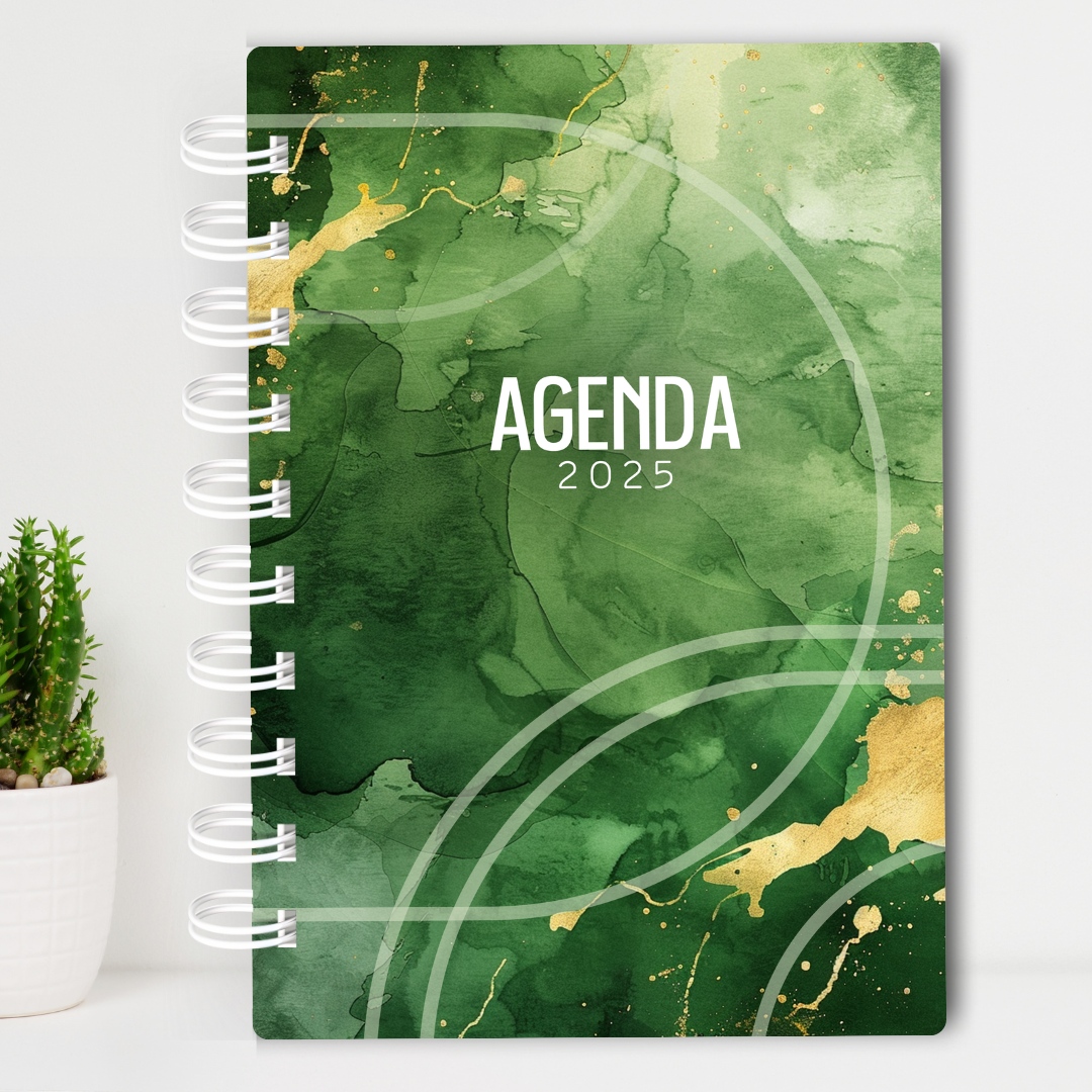 Agenda Verde Aquarela