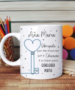 Caneca de Porcelana Professores - Frase 10