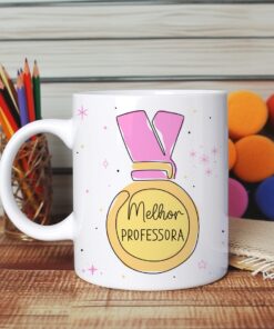 Caneca de Porcelana Professores - Frase 16