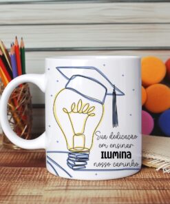Caneca de Porcelana Professores - Frase 20