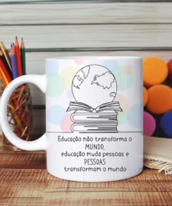 Caneca de Porcelana Professores - Frase 07