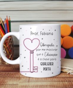 Caneca de Porcelana Professores - Frase 09