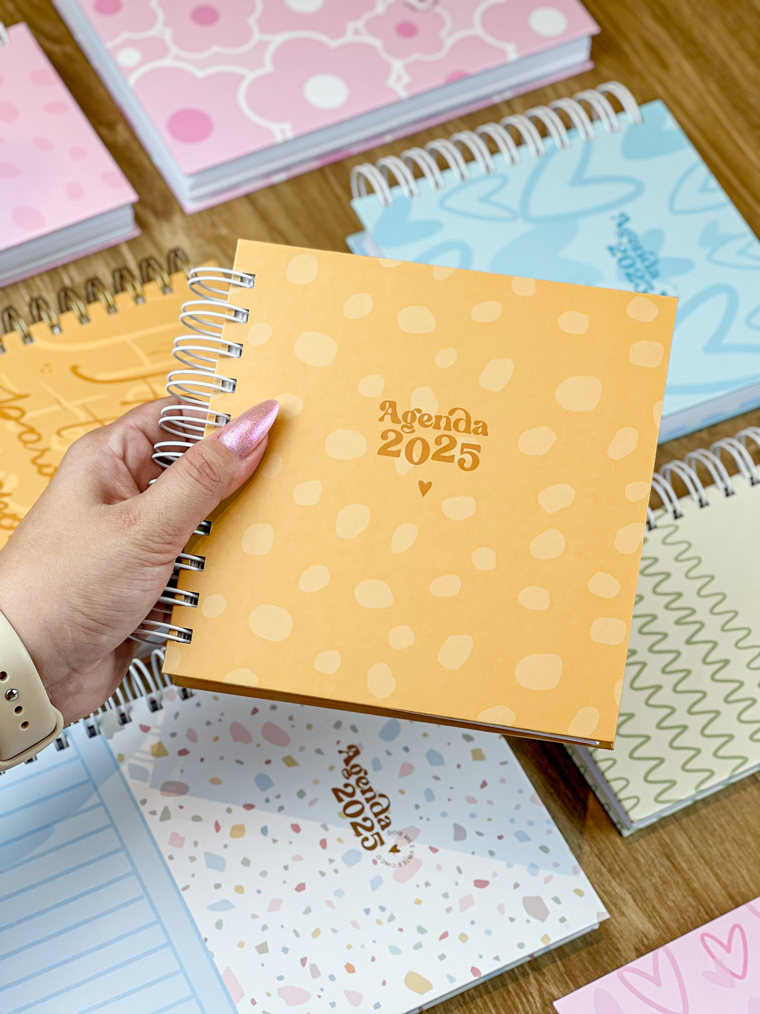 Agenda Quadrada Coleção Candy Color - Imagem 2