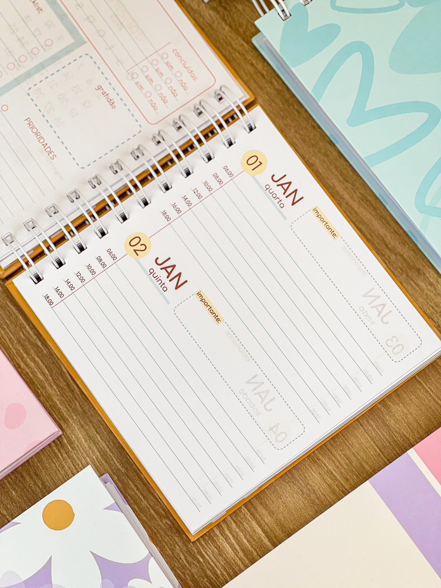 Agenda Quadrada Coleção Candy Color - Imagem 14