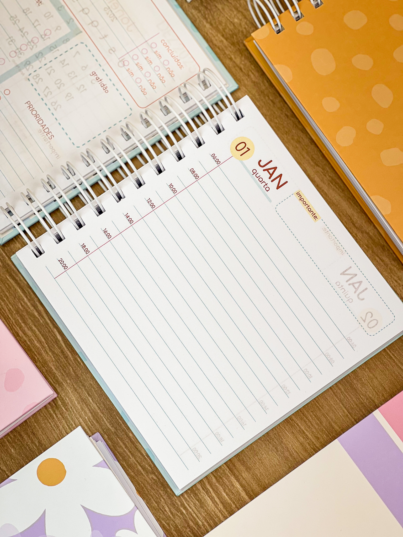 Agenda Quadrada Coleção Candy Color - Imagem 16