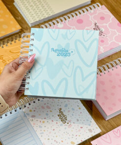 Agenda Quadrada Coleção Candy Color