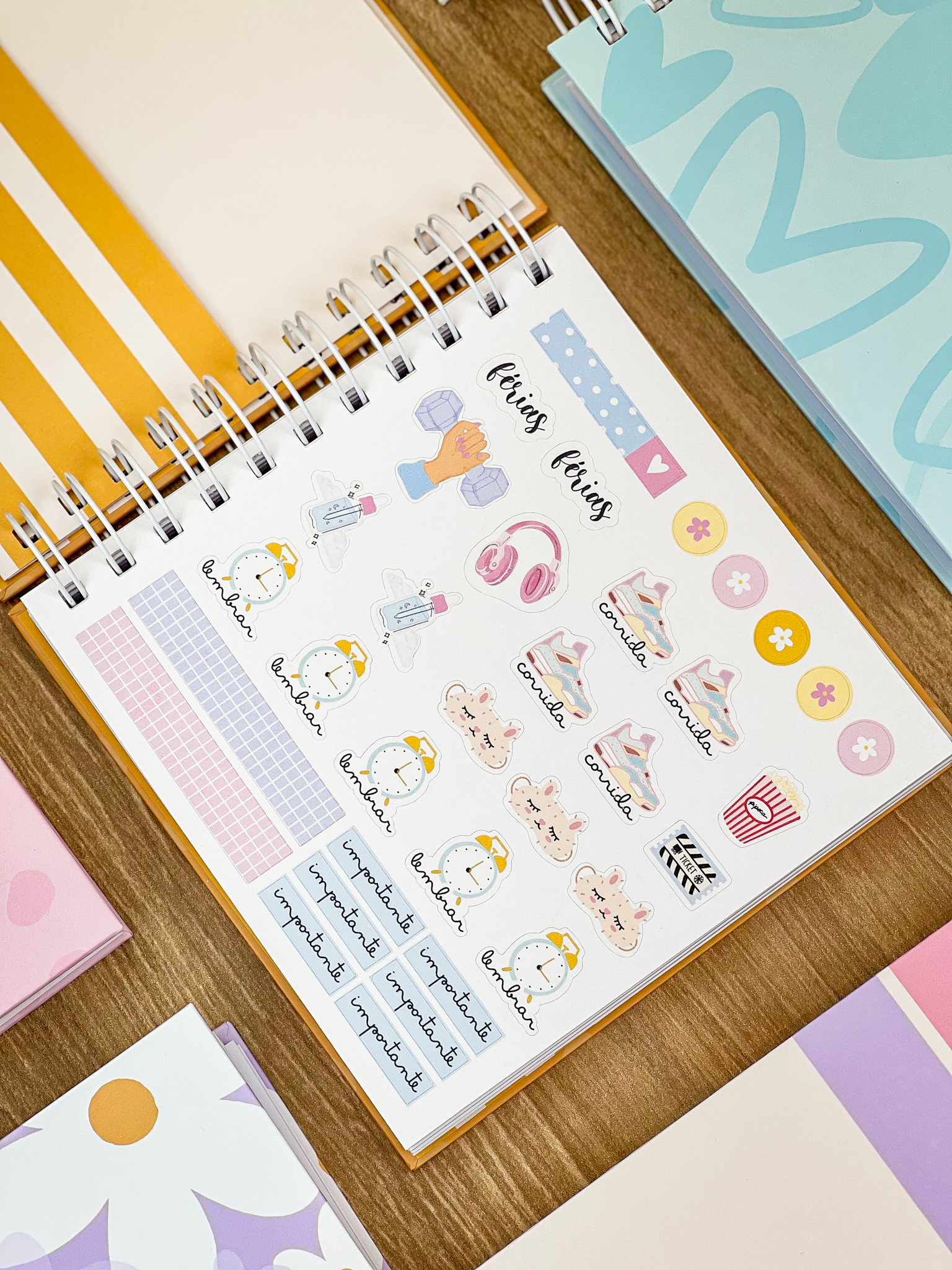 Agenda Quadrada Coleção Candy Color - Imagem 5