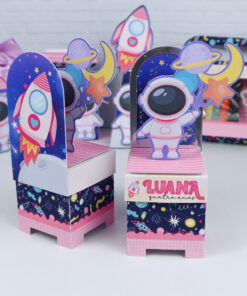 kit Festa Astronauta Menina 30 Peças