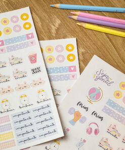 Alternative view of Agenda A6  Coleção Candy Color