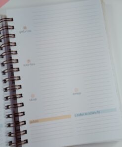 Alternative view of Planner Básico com divisórias sem abas