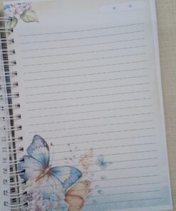 Caderno Tamanho Universitário - Blue Flower 01