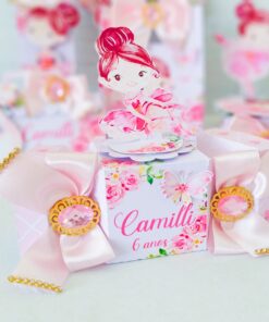 kit Festa Bailarina Floral LUXO - Monte seu kit personalizado