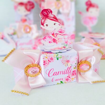 kit Festa Bailarina Floral LUXO - Monte seu kit personalizado