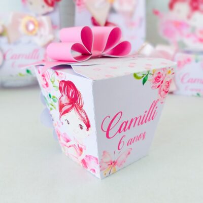 kit Festa Bailarina Floral LUXO - Monte seu kit personalizado