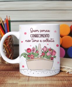 Caneca de Porcelana Professores - Frase 15
