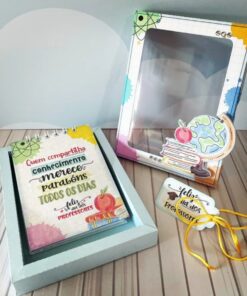 Bloquinho + Caixinha Dia dos Professores