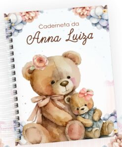 Caderneta de Vacinação - Ursinhas Mãe e filha