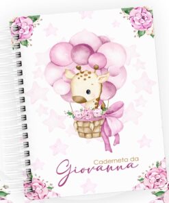 Caderneta de Vacinação - Girafinha Clean Menina